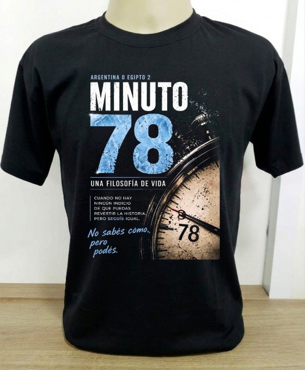 Producto - Remera  unisex Minuto 78
