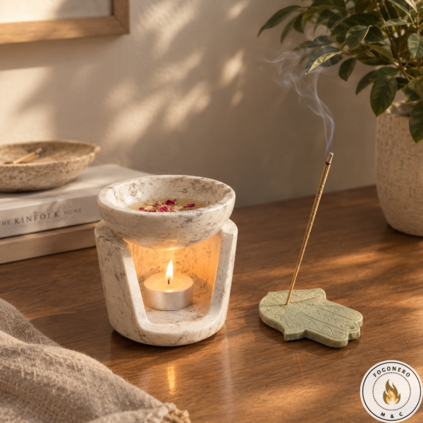 Producto - Kit Hornito Aromático + Porta Sahumerio - 1