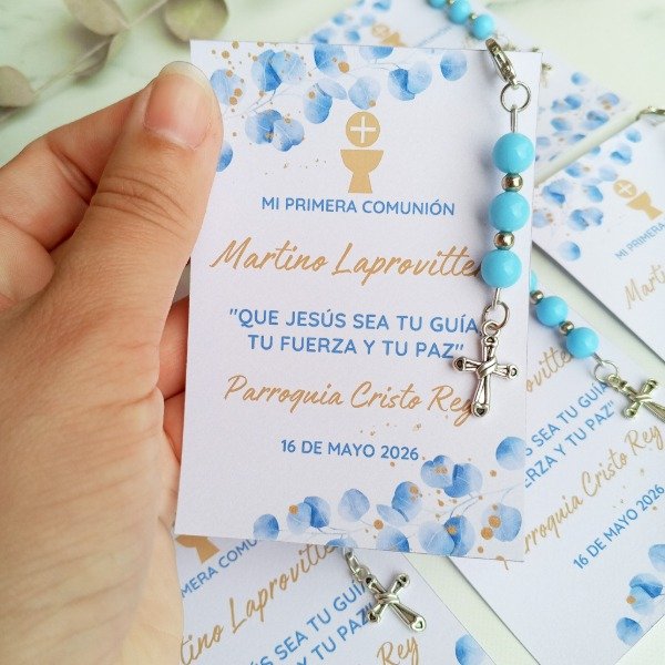 Producto - Mini Estampitas + llavero Rocio - 6
