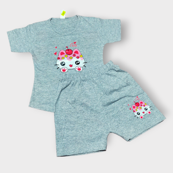 Producto - Conjunto Beba Gatito Cereza T4