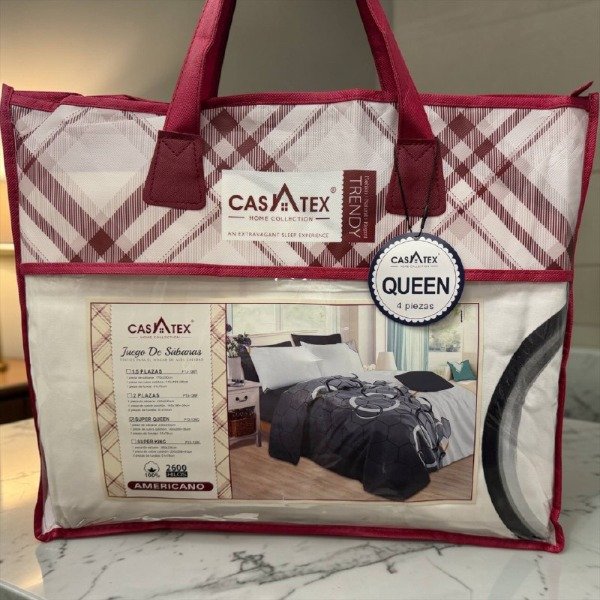 Producto - SÁBANA CASATEX CARTERA PREMIUM 2 1/2 (QUEEN) ESTAM1