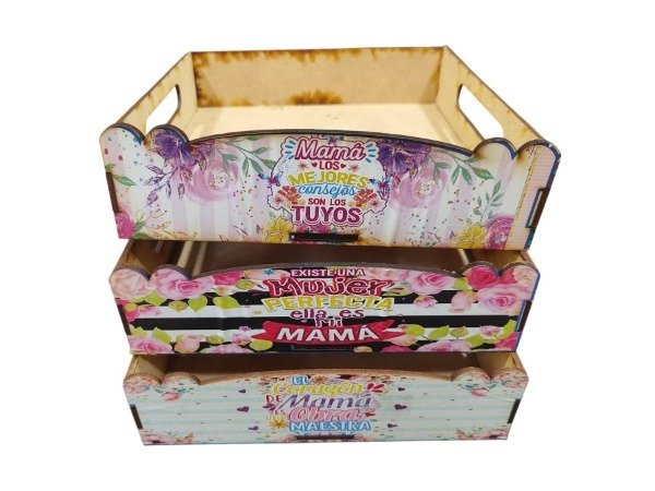 Producto - BANDEJA  FIBROFACIL DIA DE LA MADRE 20 X 20CM