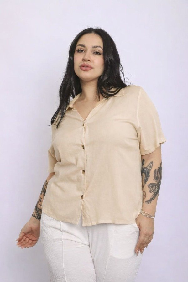 Producto - CAMISA LINO LISO (2 COLORES)