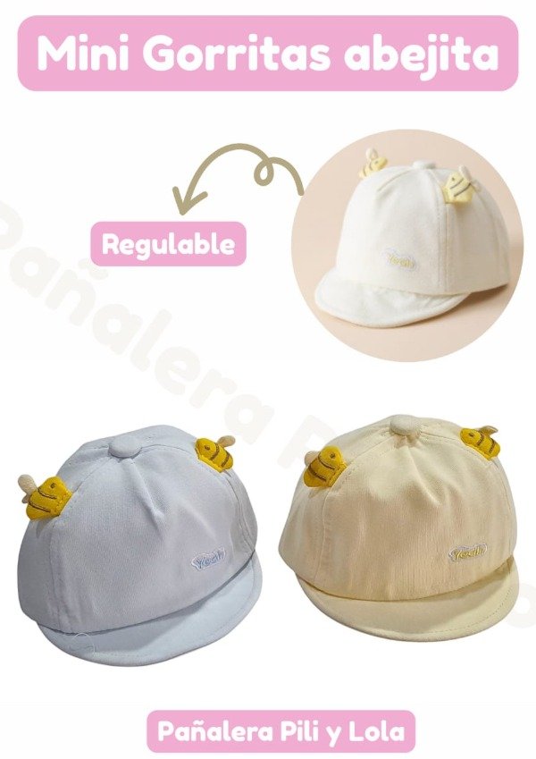 Producto - Mini gorrita Abejita ( Consultar color disponible)