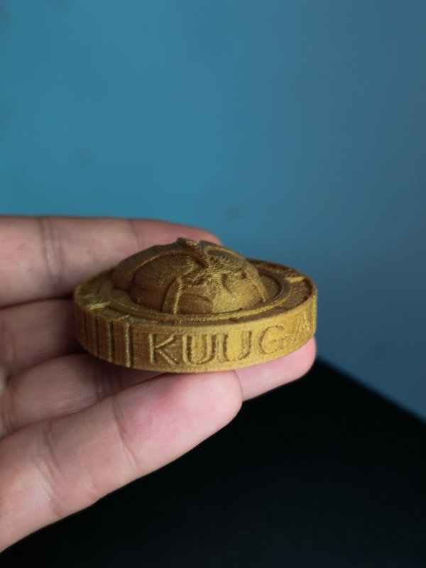 Producto - Iman 3D / Kamen Rider Kuuga 5 cm Dorado - 2