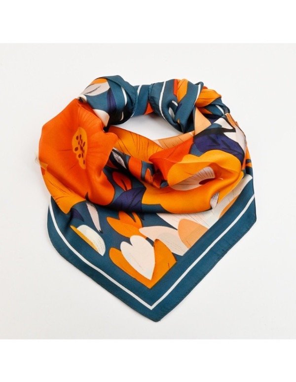 Producto - Pañuelo Flower Springs Blue