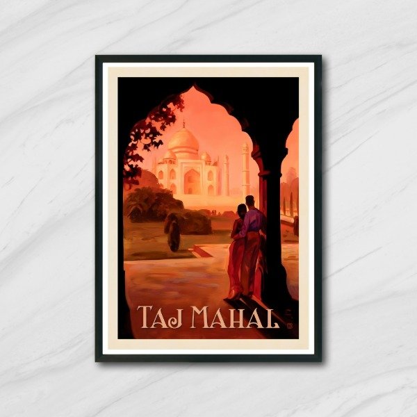 Producto - Cuadro decorativo viajes Taj Mahal India