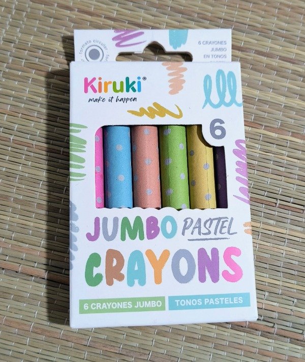 Producto - Crayones x 6 pastel jumbo