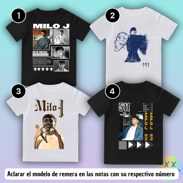 Producto - Baby Tee Milo J #1 (varios modelos)