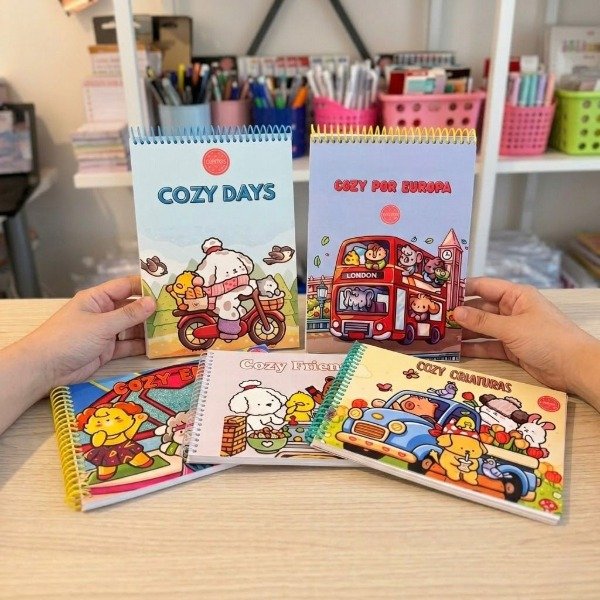 Producto - Pack de 5 libros para pintar "Cozy"