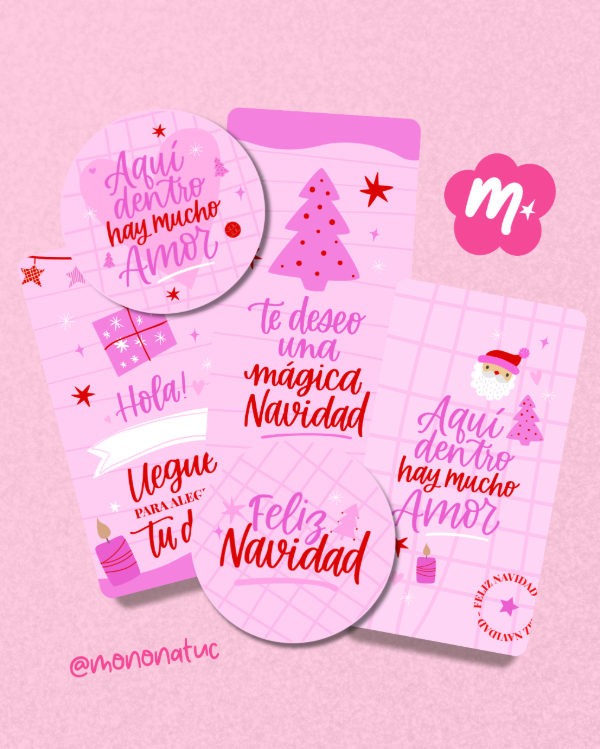 Producto - NAVIDEÑO ROSA Y ROJO