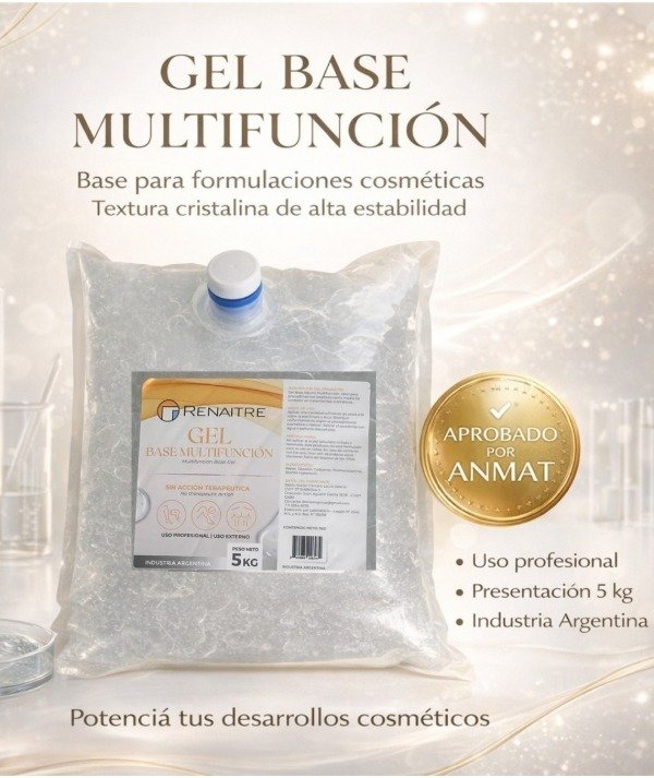 Producto - NUEVO!!- Gel Base Multifunción- Sachet x5kg -Premium-Aprobado por ANMAT