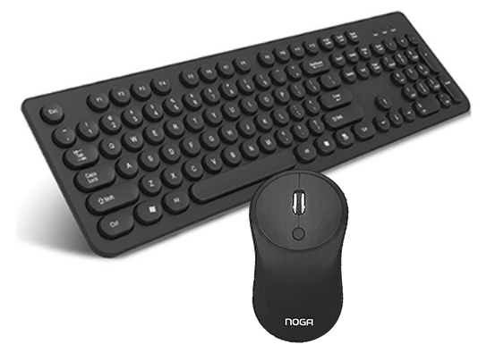 Producto - Teclado español + mouse -wireless -1200dpi -nano usb -2 pilas AAA (no incluidas)
