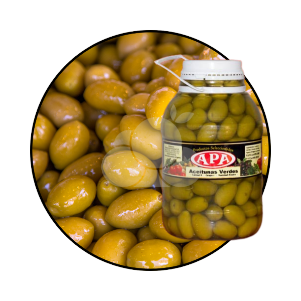 Producto - Aceitunas Verdes con Carozo (x 1kg)