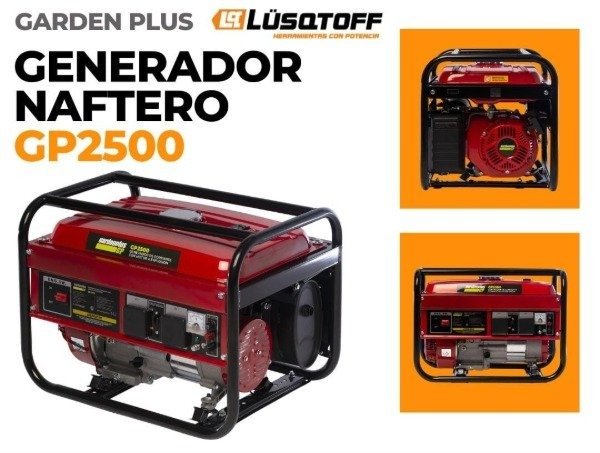 Producto - GENERADOR DE LUZ GARDENPLUS NAFTERO GP2500