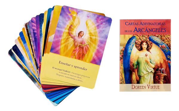 Producto - Oráculo Cartas Adivinatorias De Los Arcángeles 10x7cm Guía Pdf