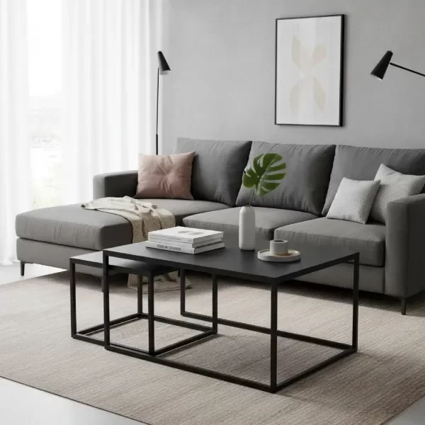 Producto - Mesa Ratona Nido Metálica Caño Estructural Y Chapa Laf