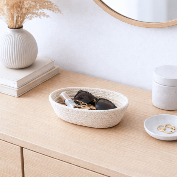 Producto - Canasta de Cordon Oval Chica