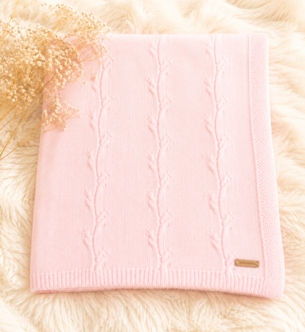 Producto - MANTA RAMITA ROSA BEBE