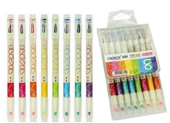 Producto - LAPICERA Y RESALTADOR DOBLE PUNTA