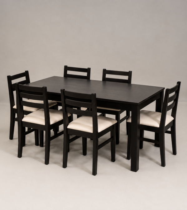 Producto - CB-04-6 Mesa escandinava + 6 sillas Atlántico