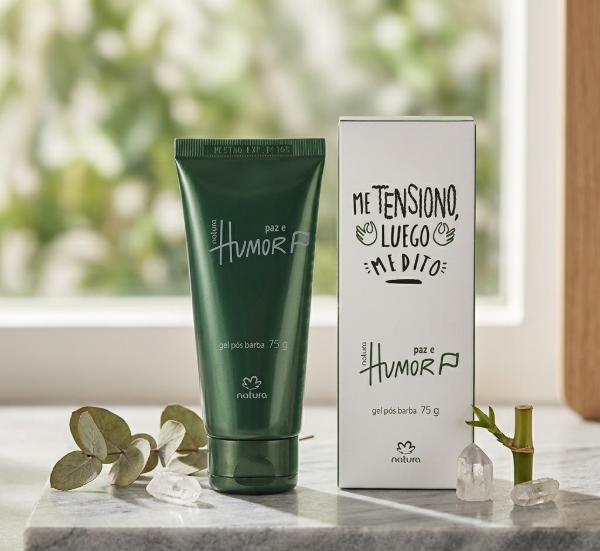 Producto - Gel pós Barba "Humor e Paz" 75 ml Natura