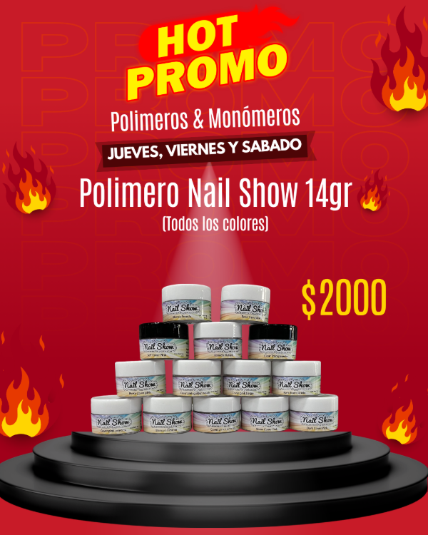 Producto - POLÍMERO - NAIL SHOW 14GR