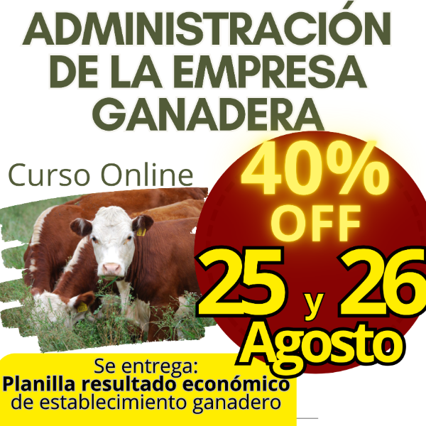 Producto - Curso online Administración de la Empresa Ganadera