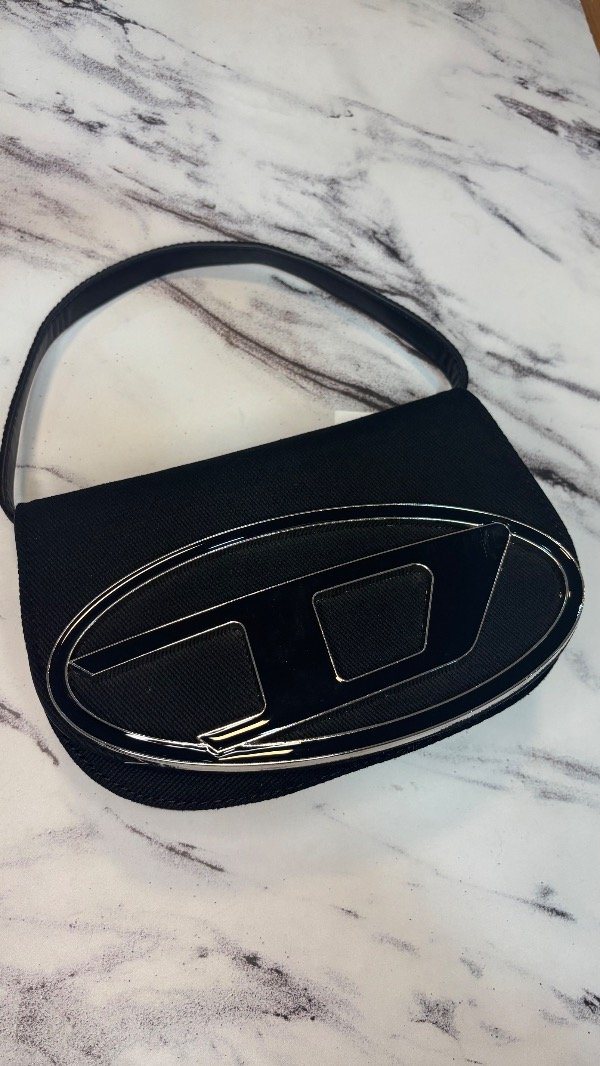 Producto - Minibag DIESEL negra doble correa - 6