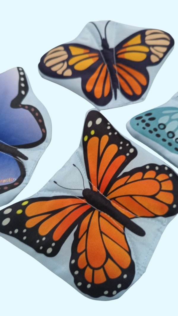Producto - Set por 4 títeres de dedo Mariposas autóctonas - 2