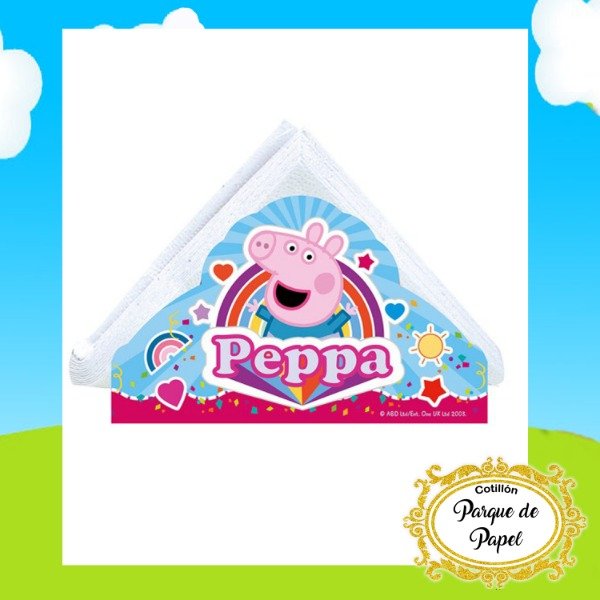 Producto - Servilletero Peppa Pig (c/15 servilletas)
