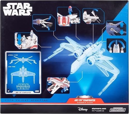 Producto - PRE-VENTA Star Wars Micro Galaxy Squadron Arc-170 Starfighter - 5