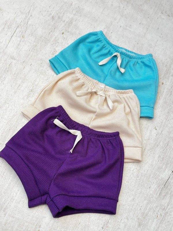 Producto - Short waffle 0/18 M pack x6 unid