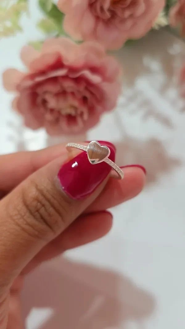 Producto - Anillo corazon micropave PL