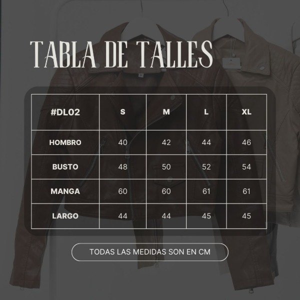 Producto - DL02 CAMPERA ECOCUERO CLASICA - 4