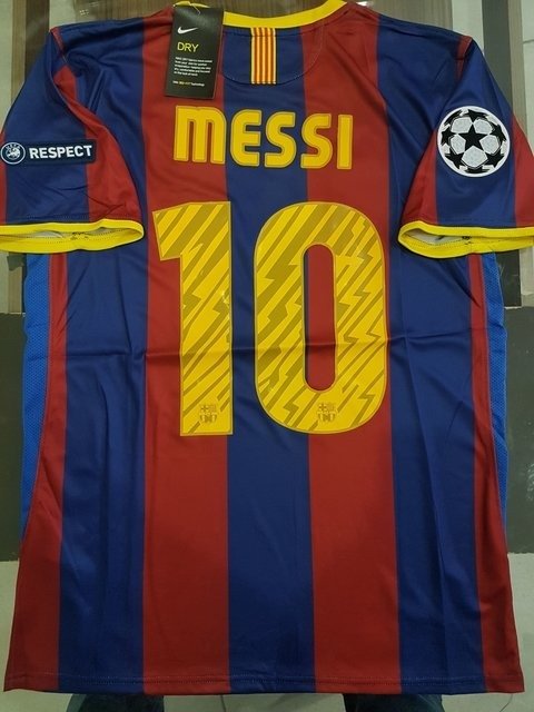 Camiseta Barcelona Retro 2006 2007 Lionel Messi IMPORTADA - Soccer Store