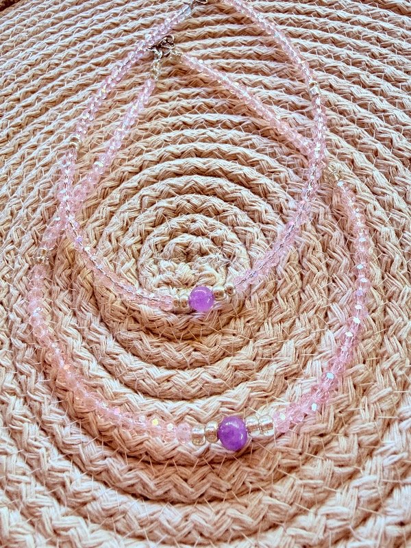 Producto - Chokers cristal y Amatista