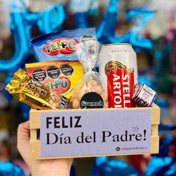 Producto - Canastita salada + Cerveza + bombones - Día del padre