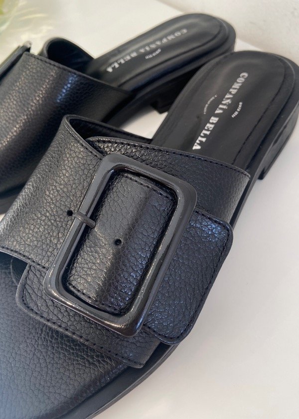 Producto - Sandalias BUCKLE negro