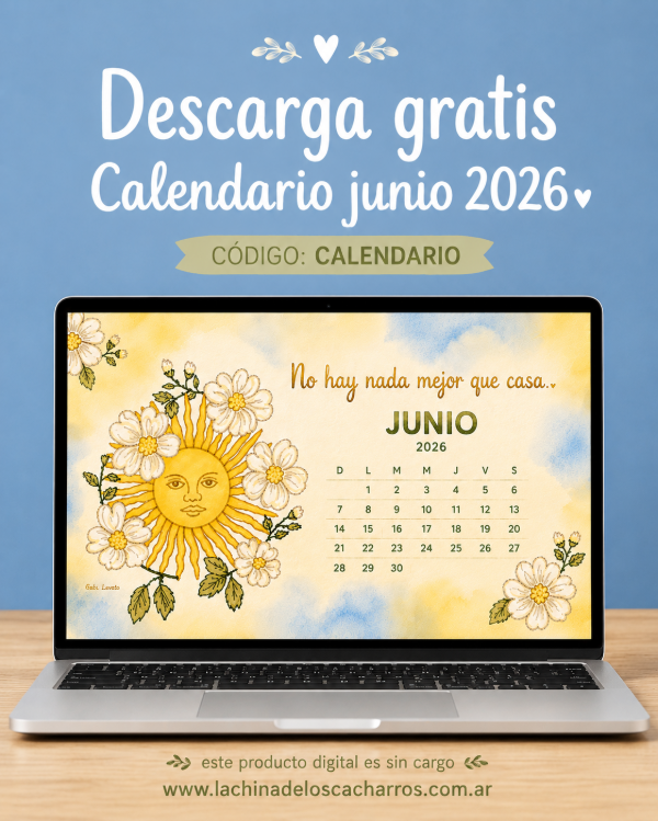 Producto - Calendario/Wallpaper JUNIO 2026 GRATIS