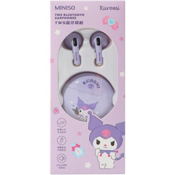 Producto - Auriculares tactil Kuromi Miniso original