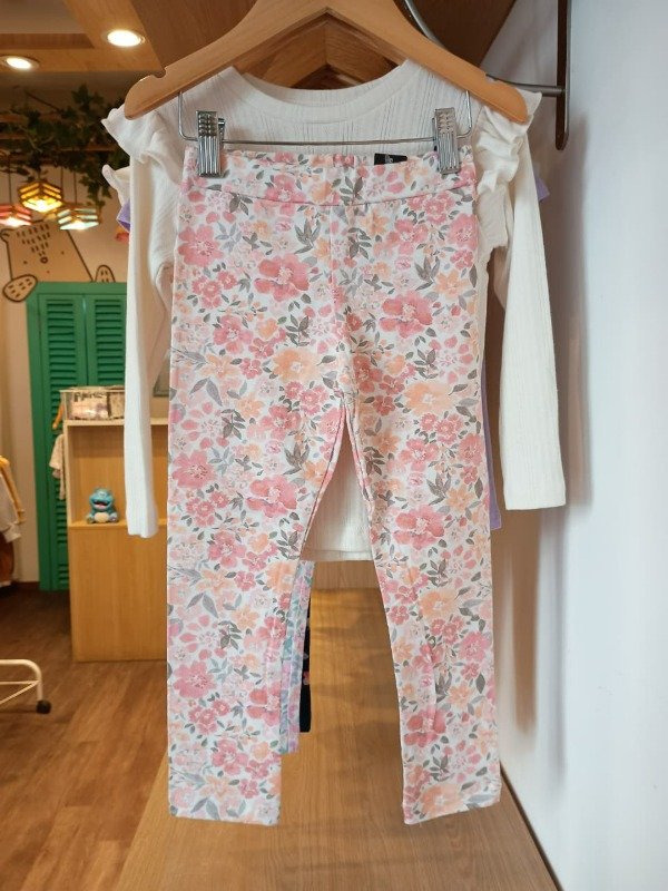 Producto - Calza Donna flores coral - 0