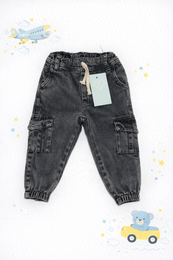 Producto - Jogger cargo gris denim GR2