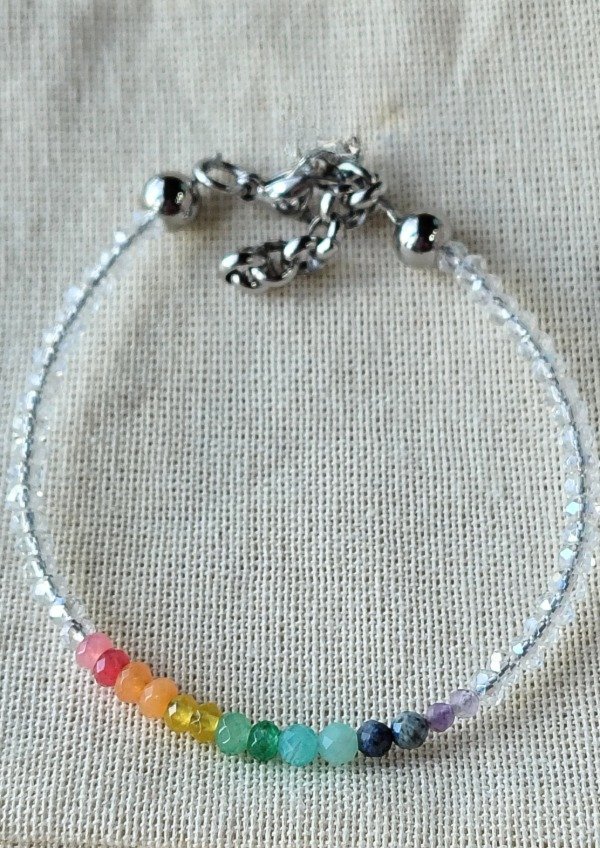 Producto - Pulsera. 7 Chakras de 3mm