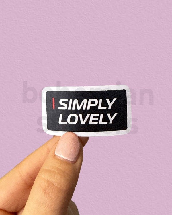 Producto - SIMPLY LOVELY / VERSTAPPEN - Sticker Individual de Formula 1