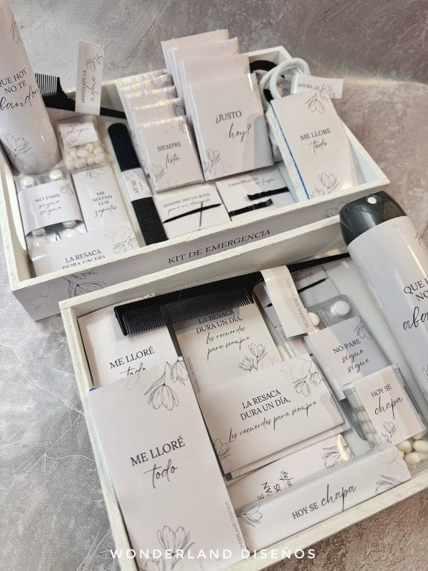 Producto - Kit de Baño - Diseño Catalina (silueta flor) - 3
