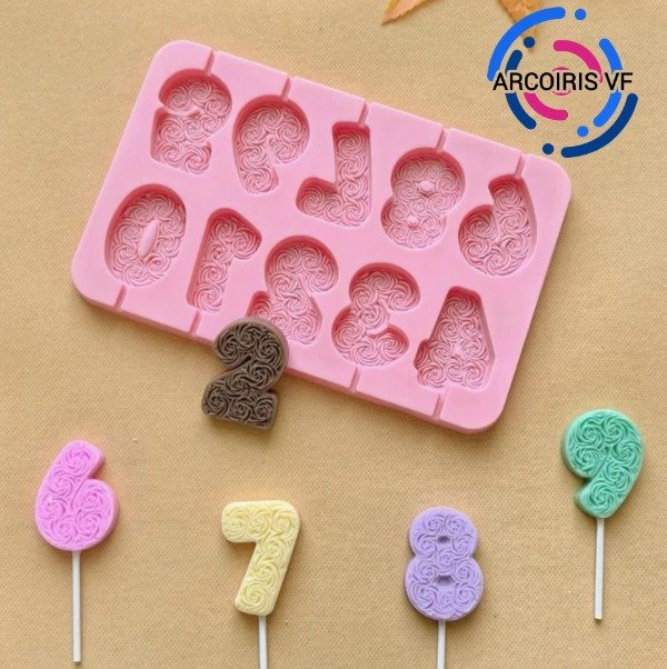 Producto - Molde Números vela