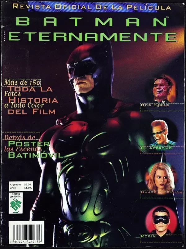 Producto - BATMAN ETERNAMENTE: REVISTA OFICIAL DE LA PELÍCULA