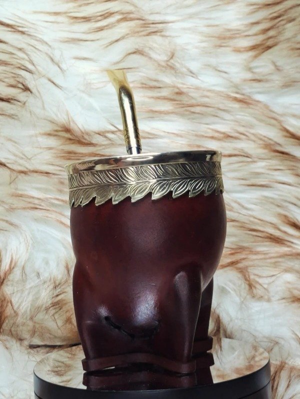 Producto - MATE IMPERIAL CON VIROLA FLEJE RECORTADO DE ALPACA