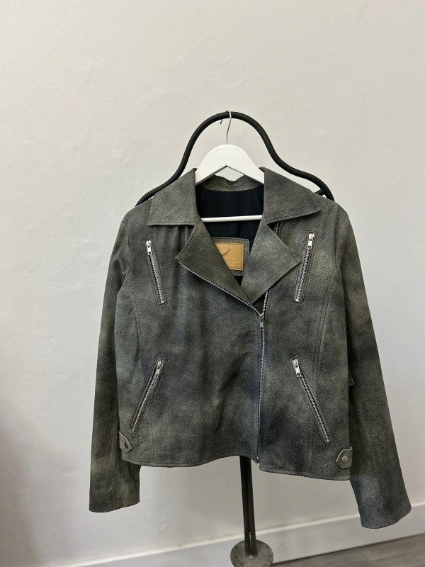 Producto - CHAQUETA DE CUERO VERDE